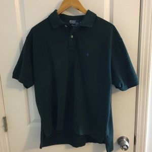 Ralph Lauren Green Collared Polo Shirt. Sz X-Large